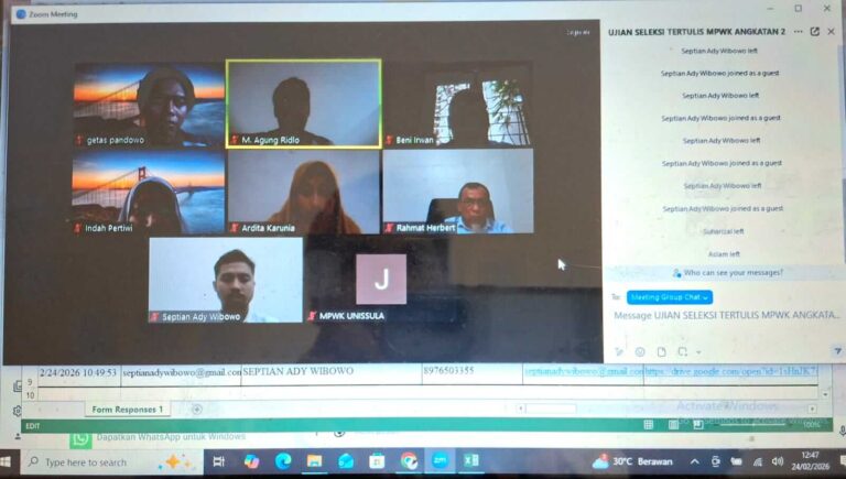 MPWK Fakultas Teknik UNISSULA Semarang