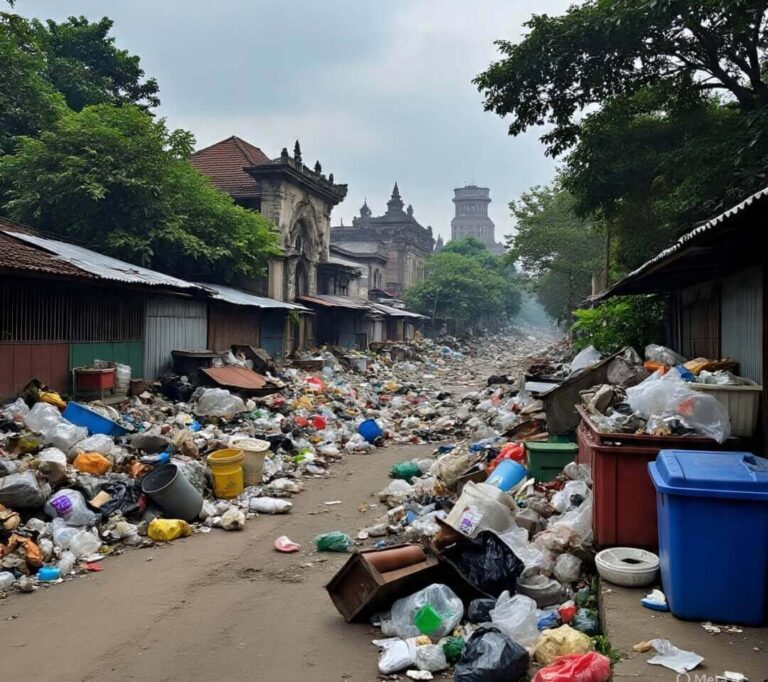 Ilustrasi darurat sampah