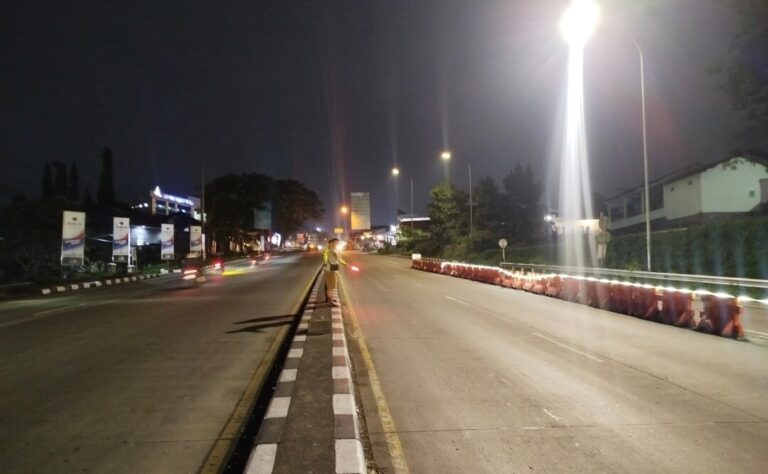 Kecelakaan di Exit Tol Bawen