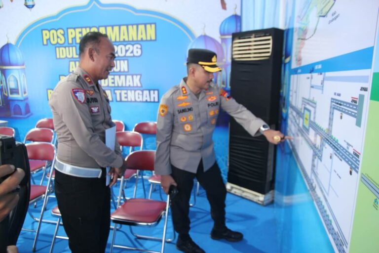 Kapolres Demak Cek Kesiapan Pospam Operasi Ketupat Candi 2026
