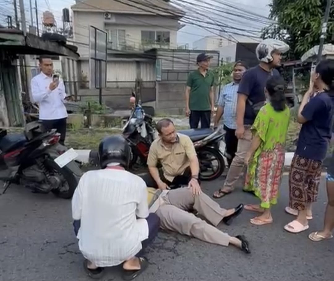 Gubernur Luthfi Bantu Korban Laka di Gombel