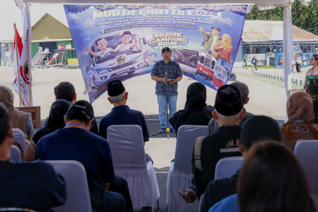 Berikan Layanan Prima, Taj Yasin Berangkatkan 1.142 Pemudik dari Bandung ke Kampung Halaman Jateng