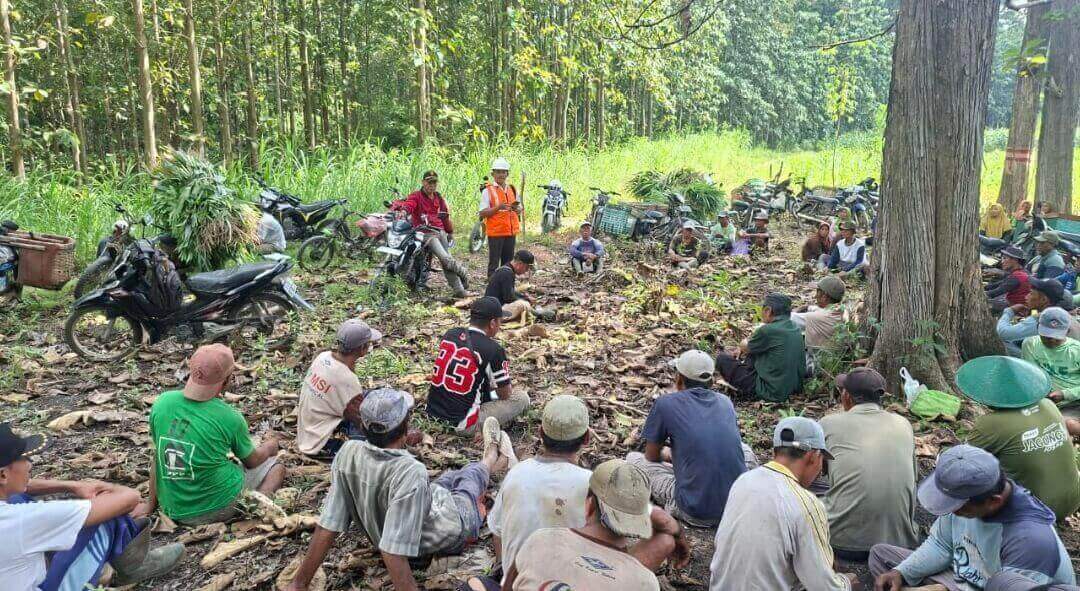 Perhutani Randublatung Sosialisasi Calon Pesanggem