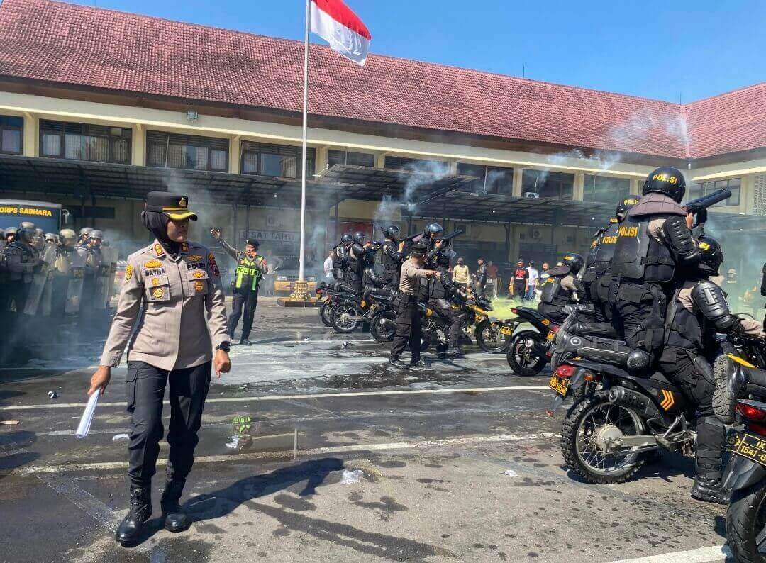 Polres Semarang Gelar Simulasi Sispamkota