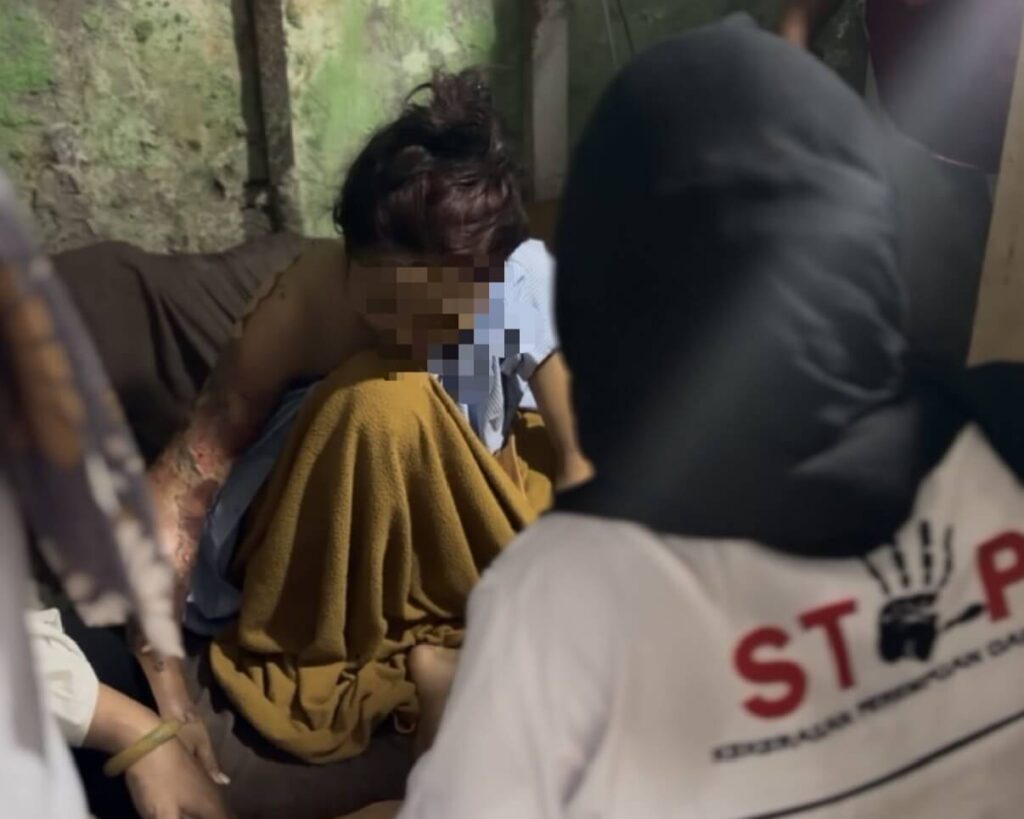 Korban pembakaran oleh pamannya di Tambakmulyo, Semarang Utara