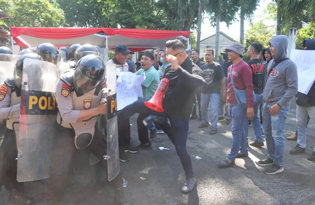 Simulasi Sispamkota Polres Demak.