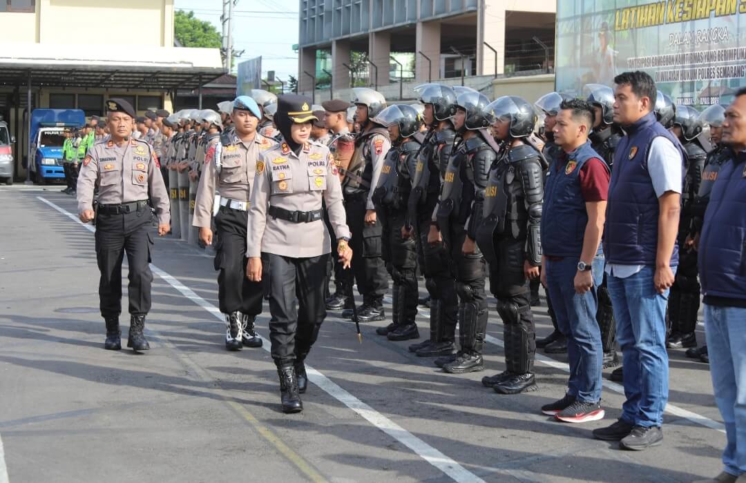 Polres Semarang Apel Harkamtibmas