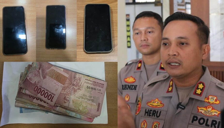 Barang bukti pemerasan PKL di Kudus