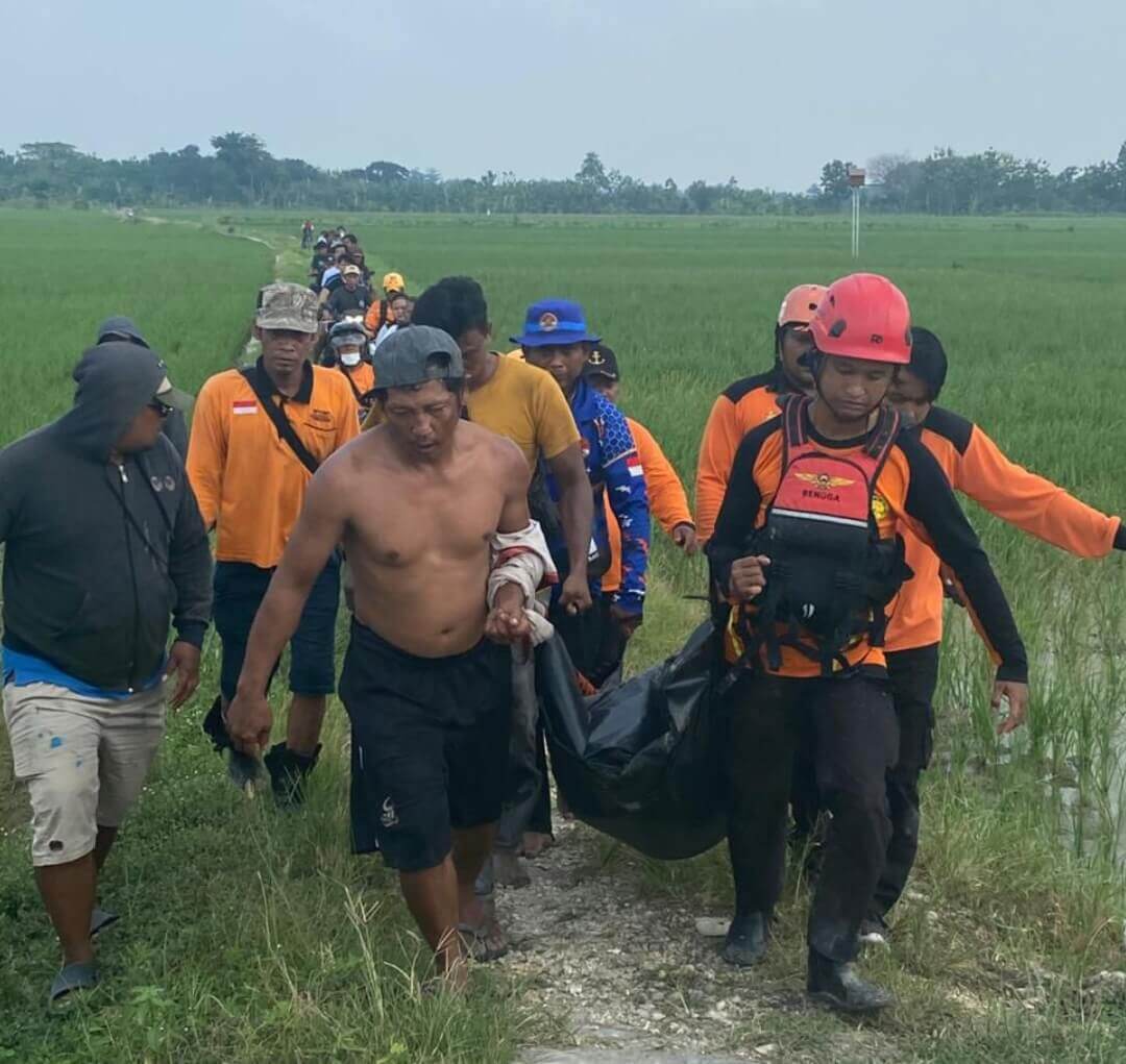 Korban Hanyut di Sungai Lusi