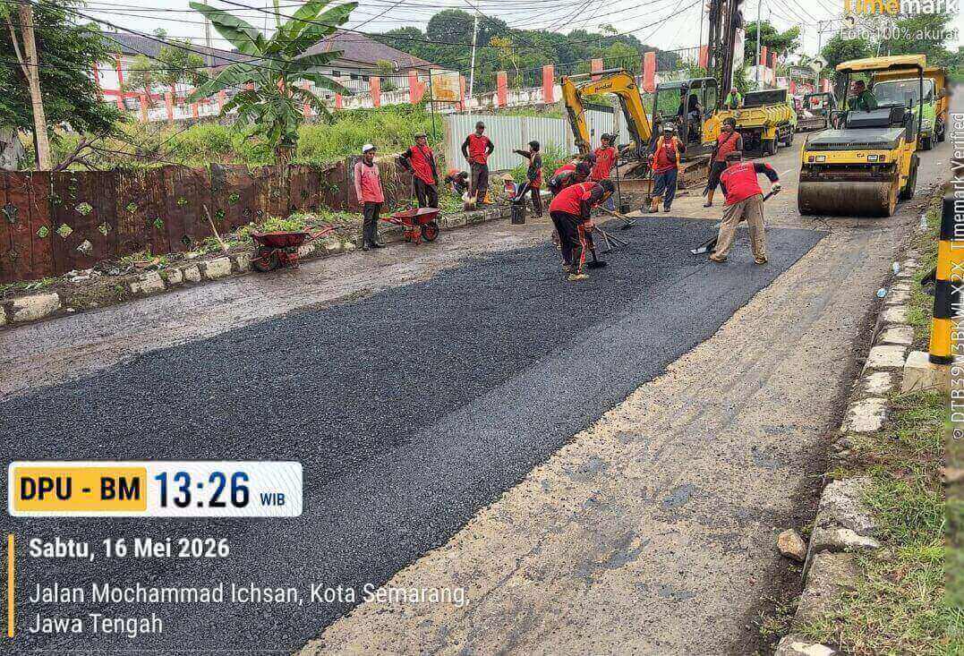 Penanganan Kerusakan Infrastruktur Pascabanjir di Ngaliyan