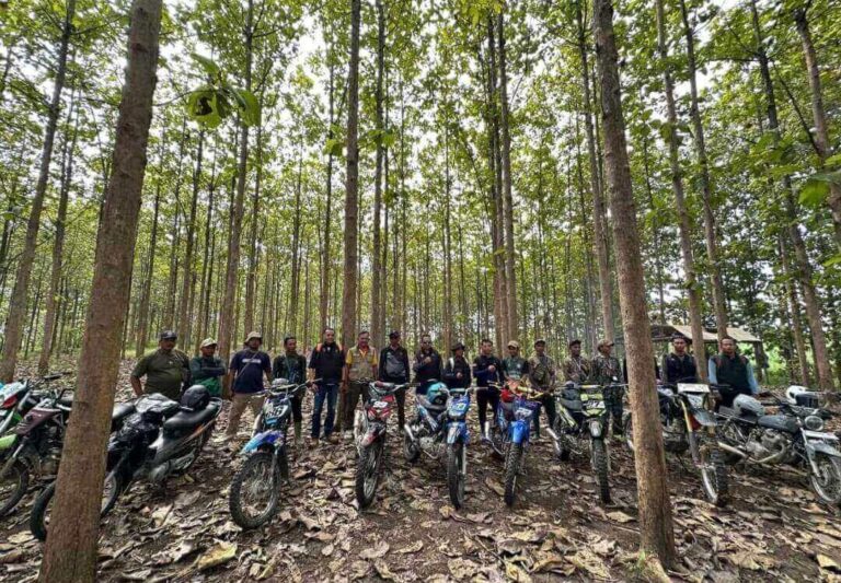 Perhutani Mantingan Gelar Patroli Bersama