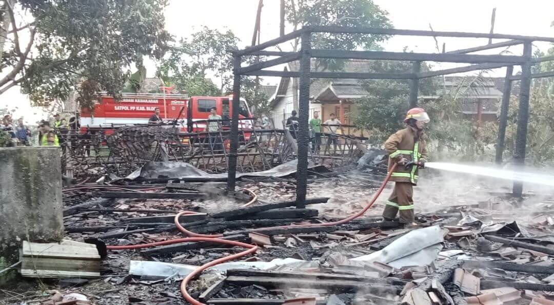 Kebakaran Rumah di Jiken