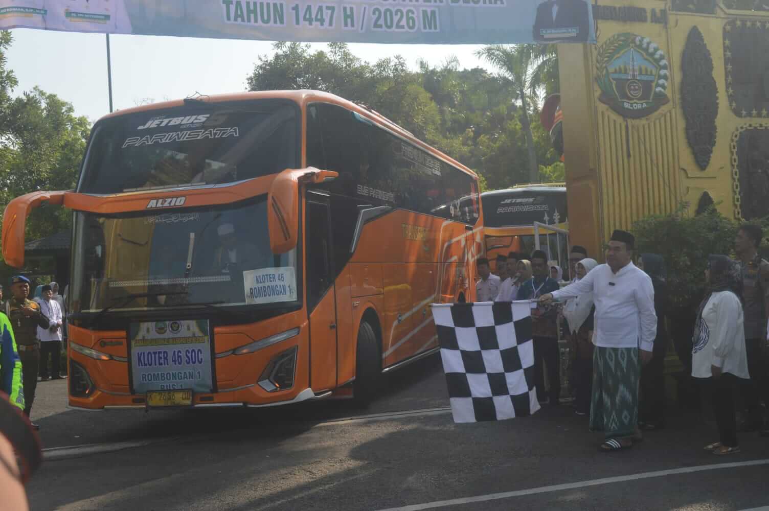 Pemberangkatan Calhaj Blora Kloter 45 dan 46