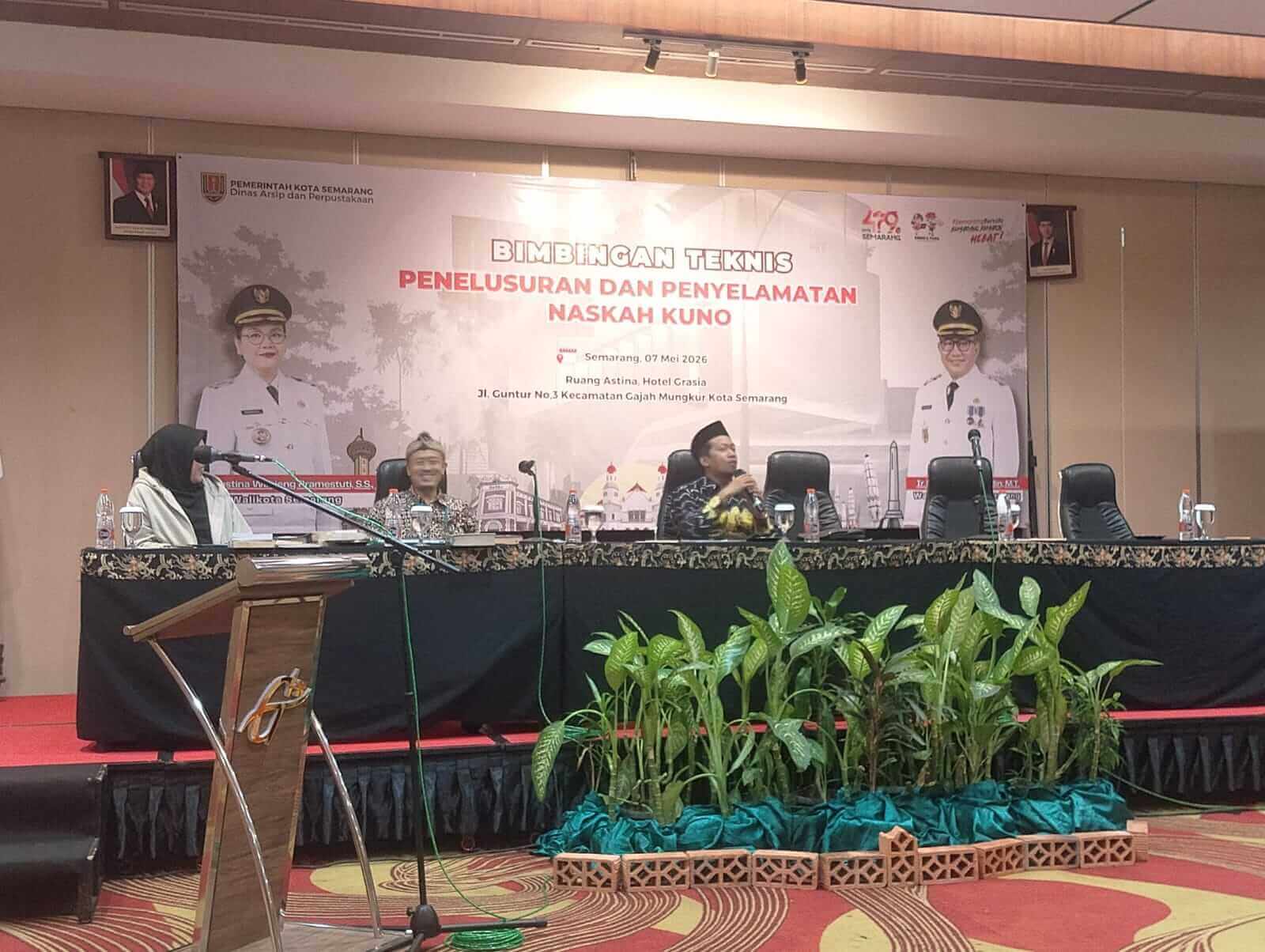 Kegiatan Bimbingan Teknis Penelusuran dan Penyelamatan Naskah Kuno