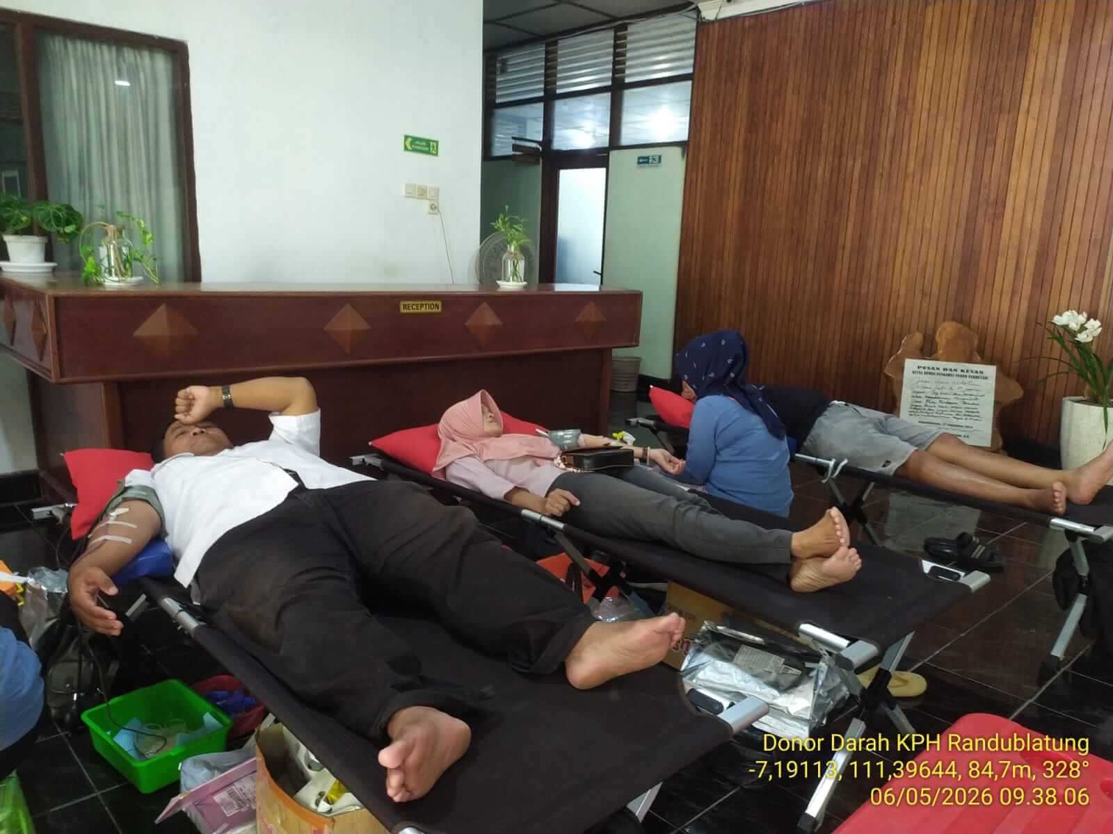 KPH Randublatung Gelar Donor Darah