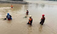 Seorang Pria Hanyut di Sungai Banjir Kanal Barat Semarang
