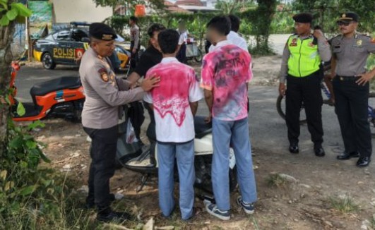 Tawuran pelajar di Kudus