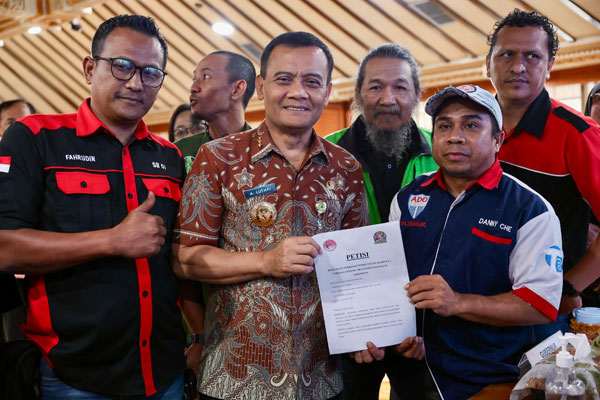 Gubernur Ahmad Luthfi Kawal Aspirasi dan Perjuangkan Kesejahteraan Driver Ojol