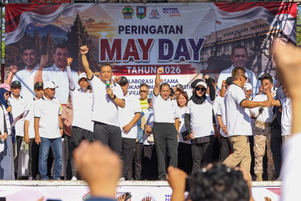 Ikut Peringati May Day, Ahmad Luthfi Sebut Buruh Adalah Pahlawan Ekonomi