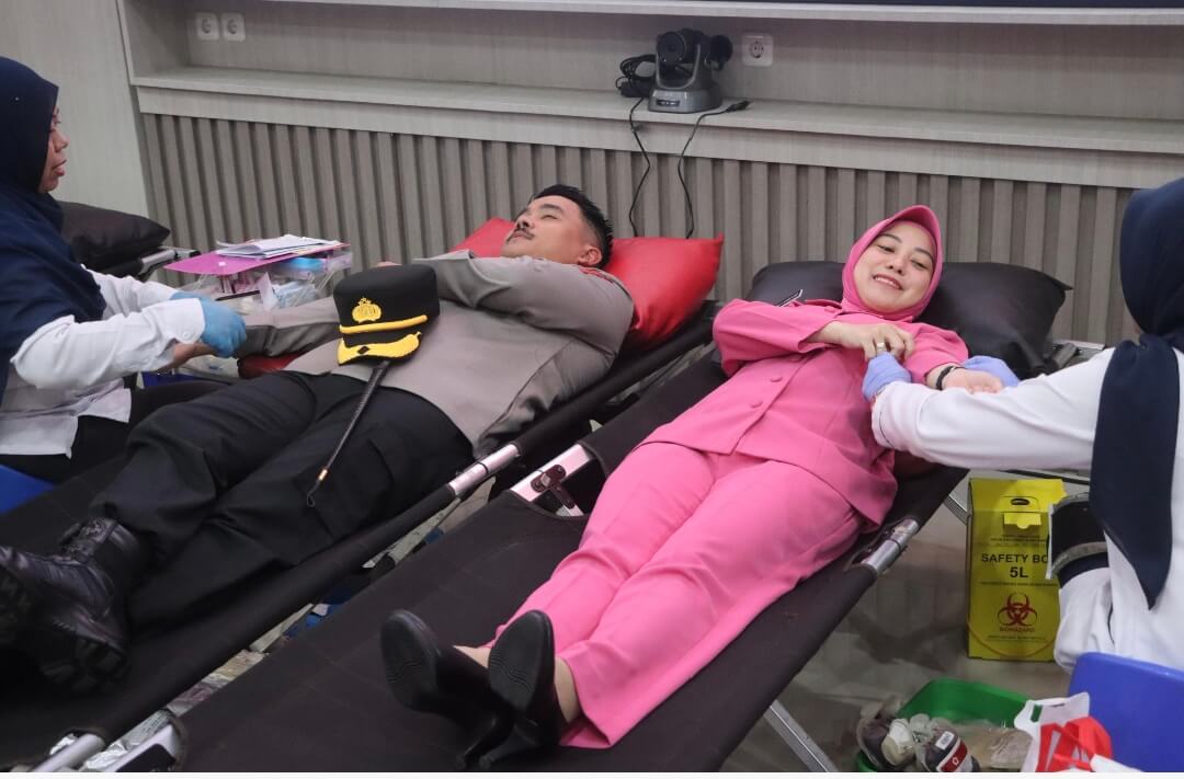 Donor darah Polres Demak