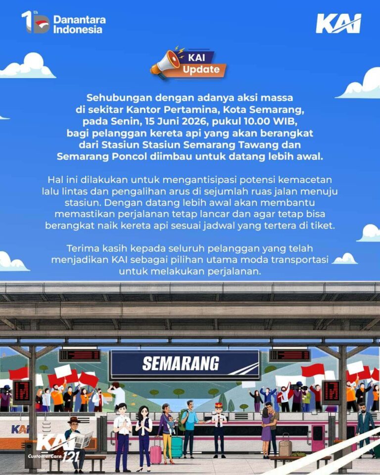 Imbauan KAI Daop 4 Semarang