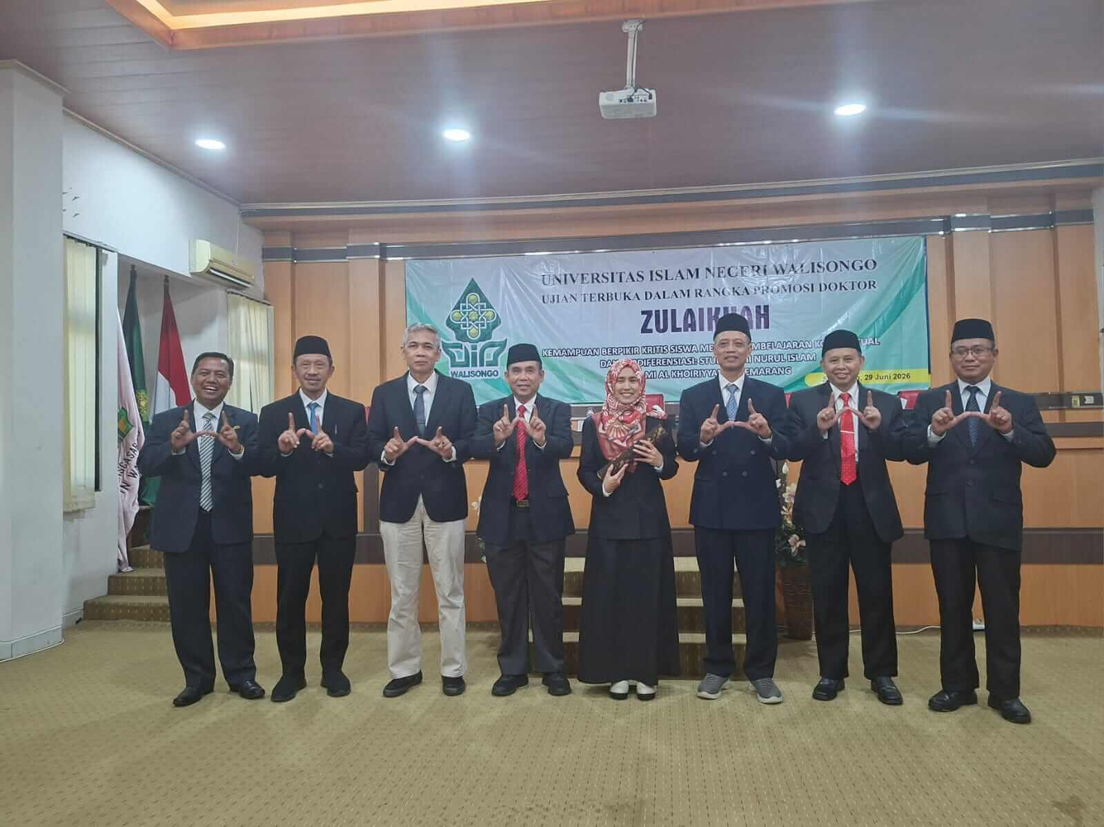 Ujian Terbuka Promosi Doktor Zulaikhah