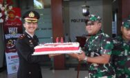 Hari Bhayangkara ke-80, Polres Demak Gelar Upacara, Kodim 0716 Beri Kejutan