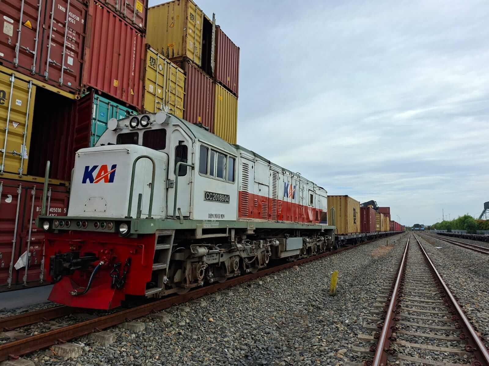 Kereta barang di Sumatera Utara