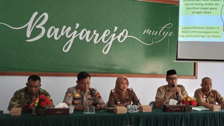 Rapat lintas sektoral di Kecamatan Banjarejo