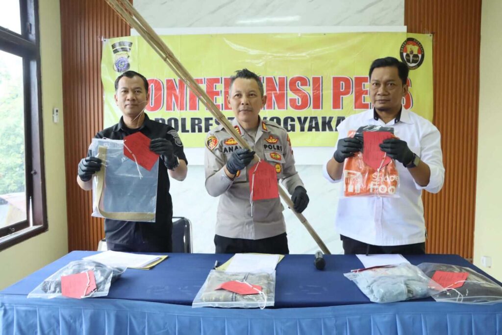 Konferensi pers Polresta Yogyakarta