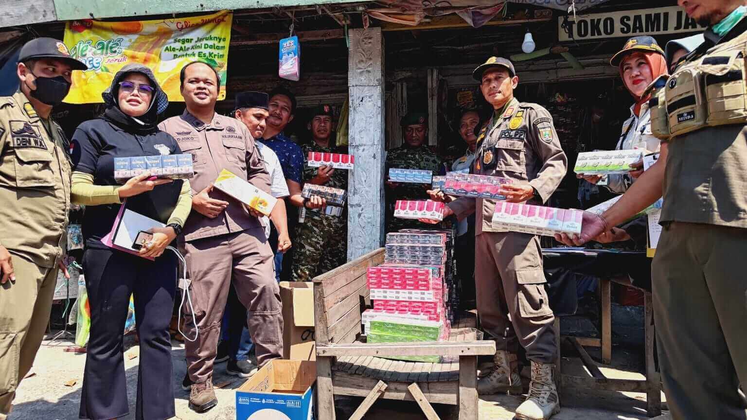 Operasi Rokok Ilegal di Rembang