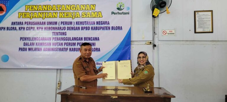 Perhutani Cepu dan BPBD Blora