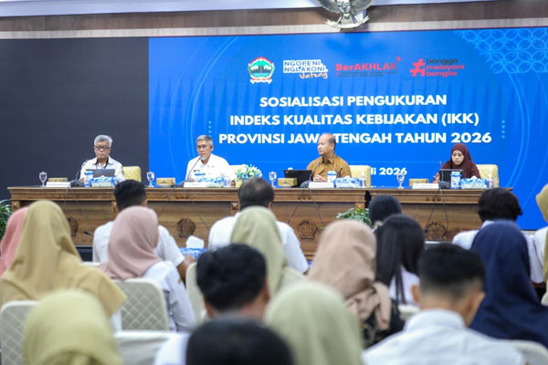 Capaian IKK Jateng Terus Membaik, Sekda Ingatkan OPD Fokus Perbaiki Substansi Kebijakan