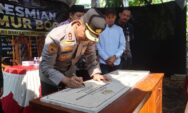 Kemarau Panjang, Polres Demak dan DPRD Bangun Empat Sumur Bor untuk Warga