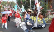 Kura-kura Raksasa hingga Burung Onta Ramaikan Karnaval HUT RI ke-81 di Pakintelan