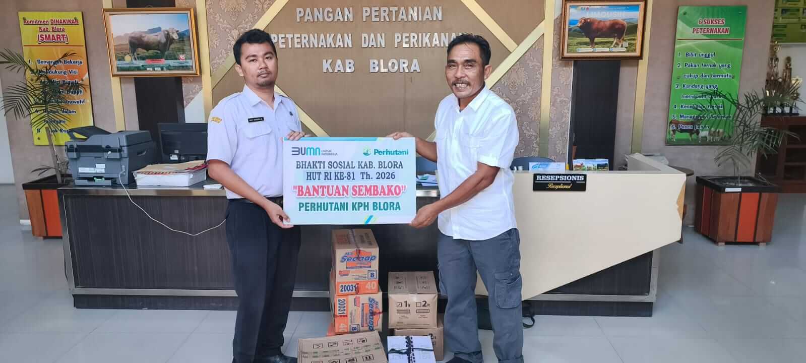 Perhutani Blora Bhakti Sosial di Desa Sendangwungu