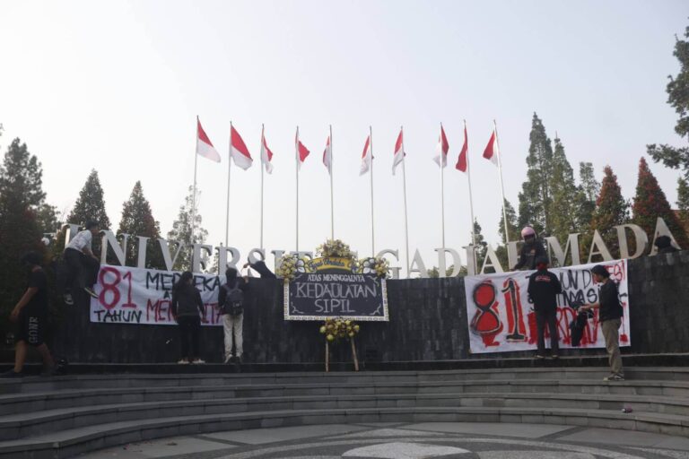 Mahasiswa UGM Gelar Refleksi Kemerdekaan