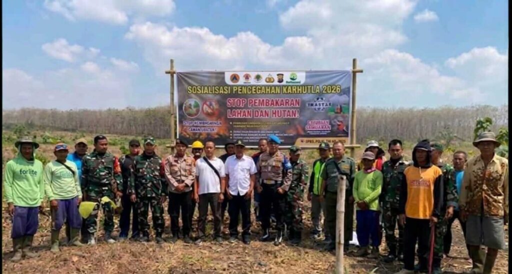 Sosialisasi pencegahan Karhutla Perhutani KPH Kebonharjo