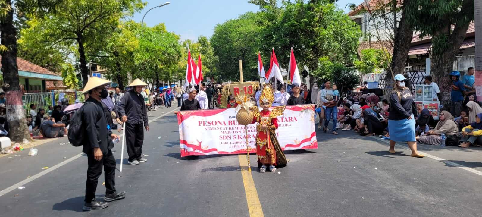 Karnaval Pawai Pembangunan SDN 5 Karangjati