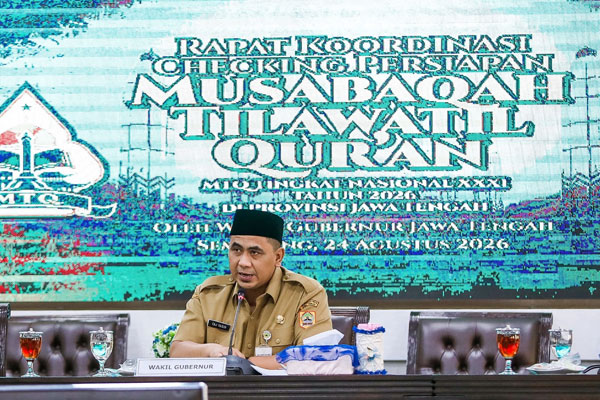Jateng Siap Sambut Kafilah MTQ Nasional, Persiapan Sudah Capai 90%