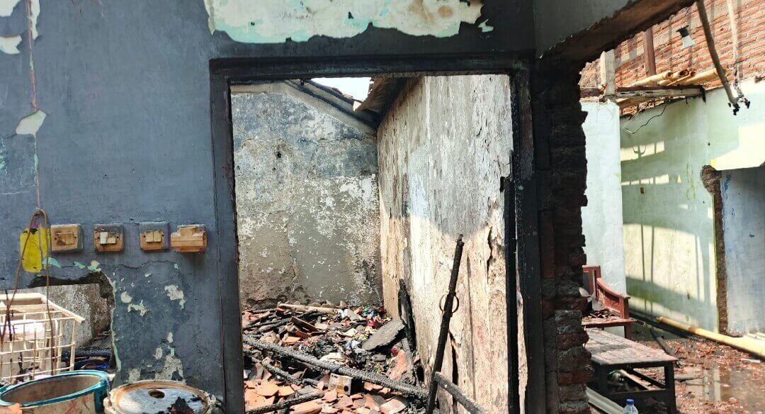 Kebakaran Rumah di Argorejo Semarang