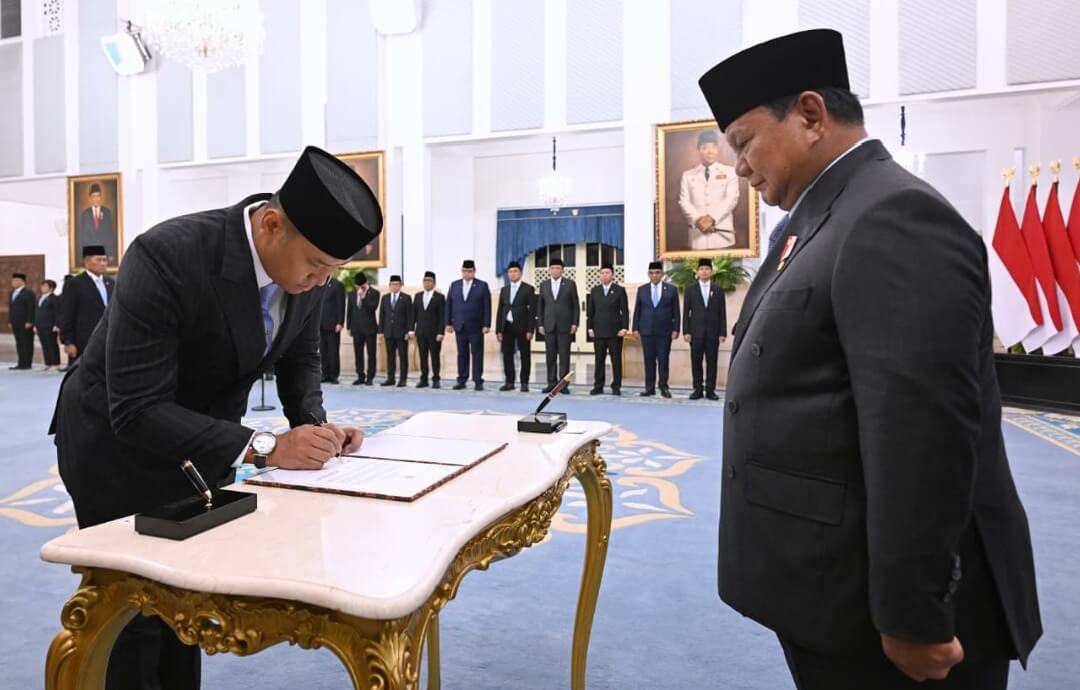 Pelantikan Sudaryono sebagai Kepala BGN