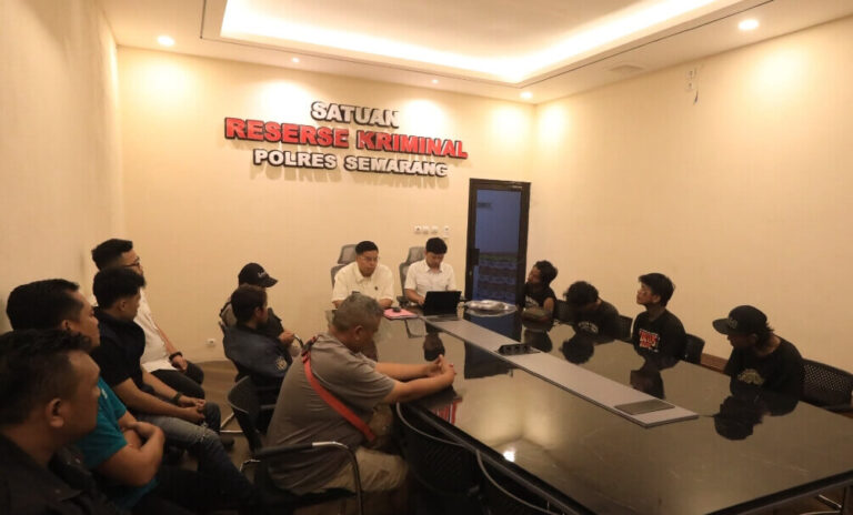 Mediasi Pengeroyokan Anak Punk vs Pedagang di SPBU Tengaran