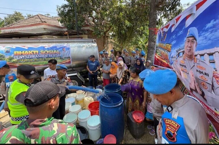 Bantuan air bersih di Desa Jatirunggo