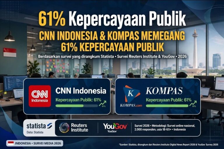 Ketika Kepercayaan Terhadap Berita Turun, tetapi Merek Media Masih Dipercaya
