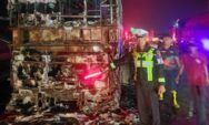 Bus PO Tunas Muda Terbakar di Tol Batang-Semarang, Ada Korban Jiwa ?