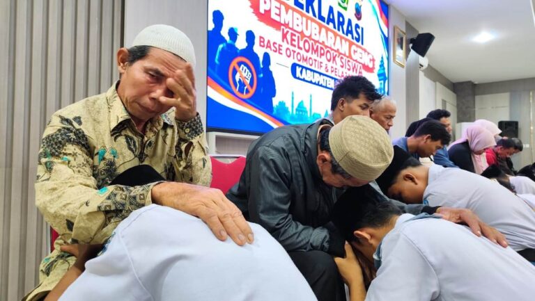 Deklarasi pembubaran Geng di Demak