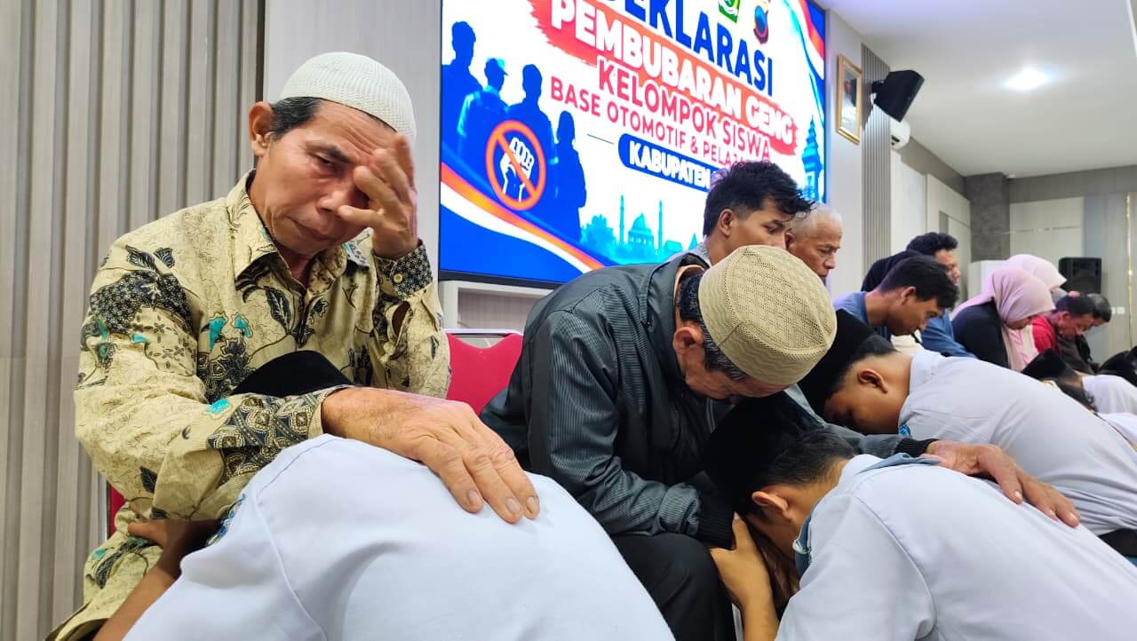 Deklarasi pembubaran Geng di Demak