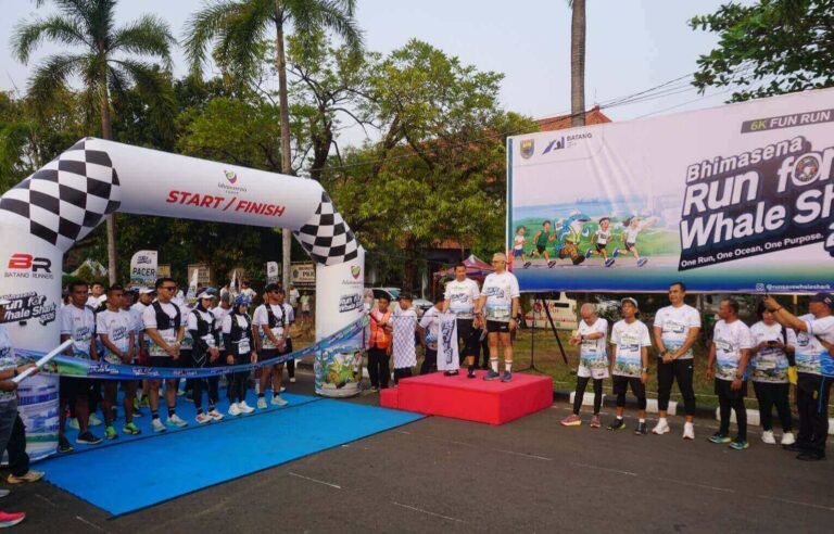 Bhimasena Run for Whale Shark 2026 Ajak Ratusan Pelari Batang Peduli Kelestarian Hiu Paus