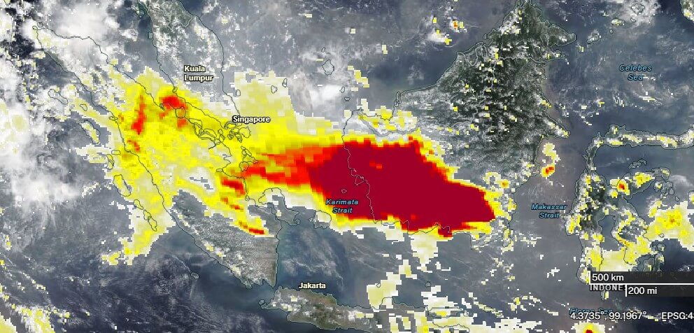 Kabut asap karhutla Indonesia